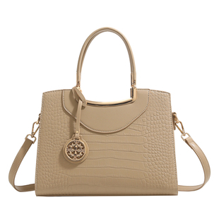 香港品牌鳄鱼纹妈妈包包女士手提包大气婆婆包实用型礼物日常可用