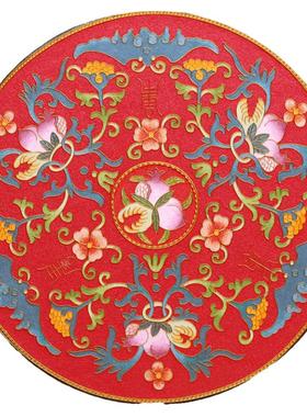 古典纹样喜庆掐丝diy玄关摆件