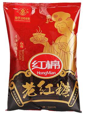 红棉老红糖280g甘蔗糖非赤砂糖