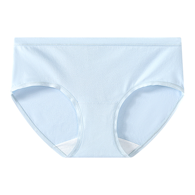 A类纯棉内裤女士10A抗菌加长裆中腰舒适透气2026新款少女生三角裤