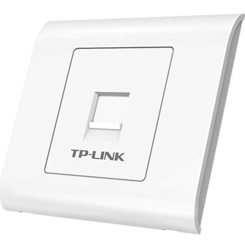 普联TP-LINK TL-EF5e01超五类非屏蔽信息面板CAT5e标准86型免打线工具单口模块网络综合布线工程高速稳定阻燃