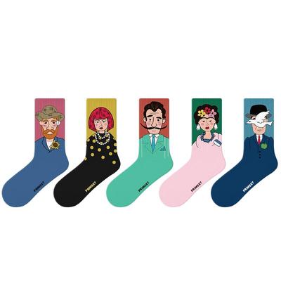 PRIMEET/派米运动复古中筒袜