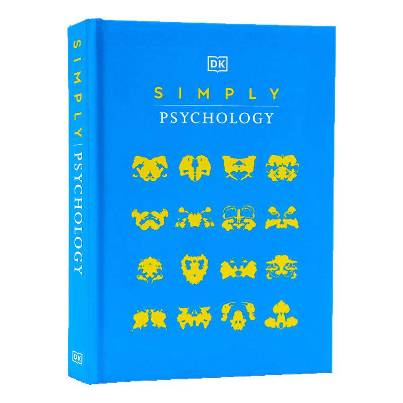 进口英文原版 DK Simply Psychology 简单的心理学 心理学图解百科全书 心理学理论行为疗法学习指南精装全彩插图视觉图解科普系列