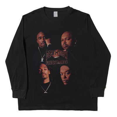 死囚牢嘻哈秋冬宽松vintagetee