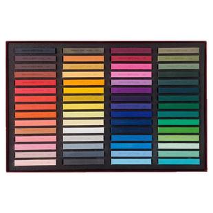 雄狮色粉笔48色软式粉彩色粉棒24色套装36色素描定画液兽头色粉美术画画专用手绘扭扭棒上色单支色粉粘土颜料