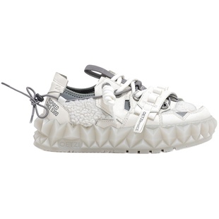 OETZI冰人奥兹解构风小白鞋冰山果冻厚底丑萌鞋女 低帮板鞋