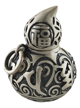 六字真言葫芦可打开足银包邮项链