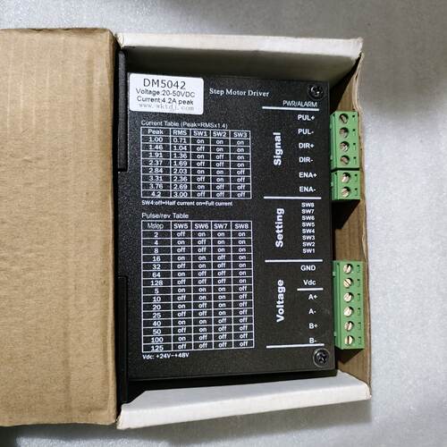 溢价-DM5042步进驱动器，处理2个库存备件，实物图所见即所