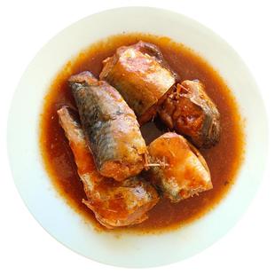 大连特产茄汁鲅鱼罐头150g*8罐即食鲅鱼鲭鱼肉罐头户外野餐速食
