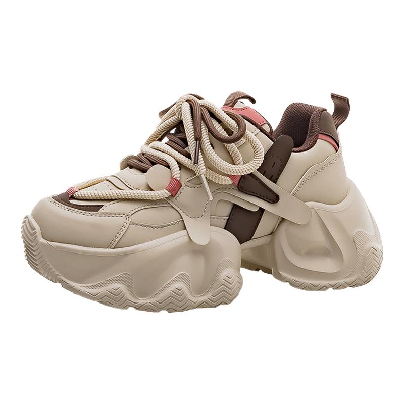 森马女鞋加绒老爹鞋女款2025秋冬新款棉鞋女爆款厚底增高休闲鞋子