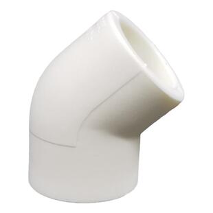 联塑PPR45°弯头20/25/32热熔冷热水管4分45度弯头6分1寸焊烫供水