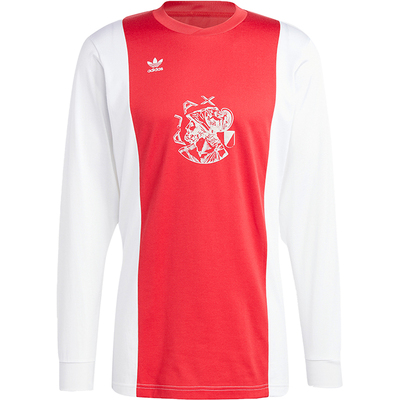 阿迪达斯男士足球运动长袖T恤