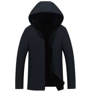 北美NAFA双面穿连帽整貂貂绒一体进口水貂皮毛一体尼克服皮草男