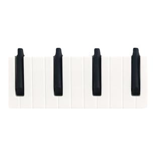 创意钢琴键磁性挂钩粘胶壁挂免打孔磁吸玄关门后包包钥匙收纳粘钩