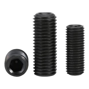 12.9级凹端紧定螺丝M2M3M4M5M6M8内六角螺钉无头止付顶丝机米基米