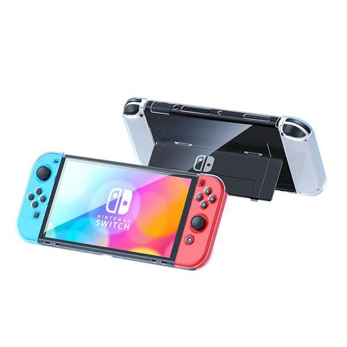 锦读Jemdo适用任天堂switch保护壳oled透明软壳ns2游戏机套2代手柄盒全套适用switch2保护套一体收纳包配件