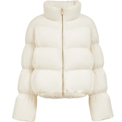 ONLY抗静电泡芙立领短款羽绒服