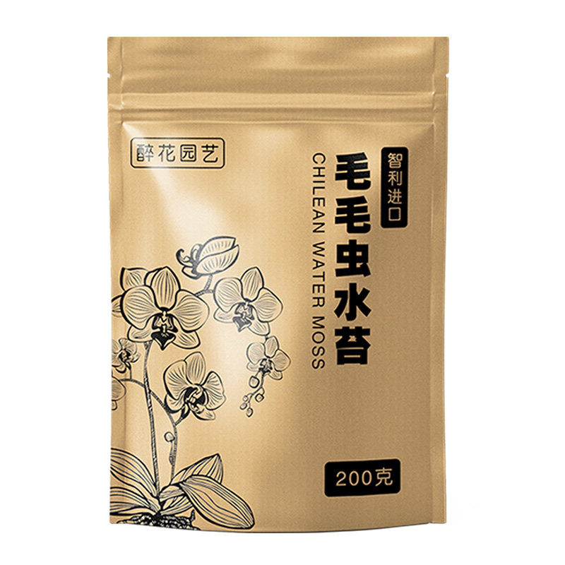 醉花毛毛虫水苔七星智利进口水苔营养土兰花苔藓植料文心兰专用