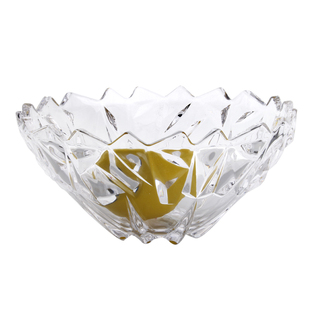 玉晶透明水果盘 水晶之恋果斗 欧式糕点零食沙拉碗家用自助餐厅