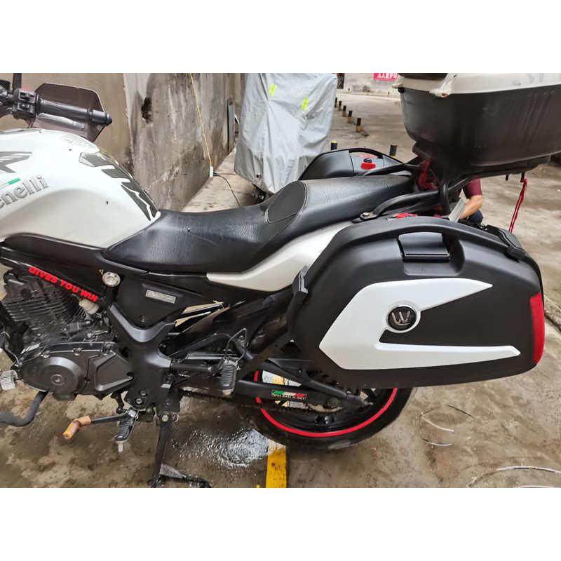 适用于钱江贝纳利黄龙300边箱BJ302S侧箱302GS尾箱蓝宝龙302S尾架