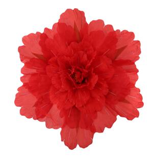 儿童舞蹈演出表演手拿花大红色牡丹花伞广场舞运动会入场创意道具