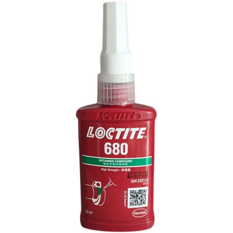 乐泰680胶水641高强度601固持胶638厌氧密封648/620/603轴承胶609
