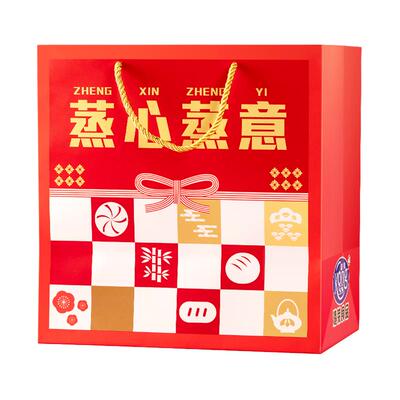 港荣蒸蛋糕营养老人小零食健康整箱早餐面包零食送礼走亲戚礼盒装