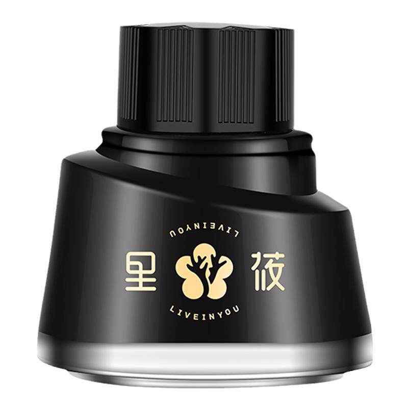 里莜钢笔墨水补充液非碳素不易堵笔墨水蓝色/黑色/蓝黑色30ml瓶装