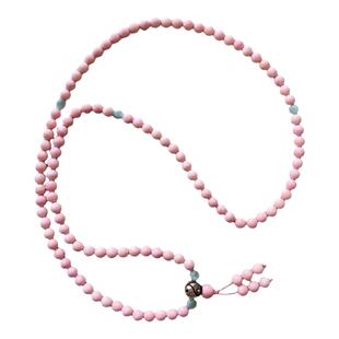 天然粉贝珊瑚贝手链女手串佛珠108颗道家阴阳鱼国风新中式饰品ins