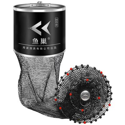 海巢大物鱼护加粗不锈钢圈防螃蟹