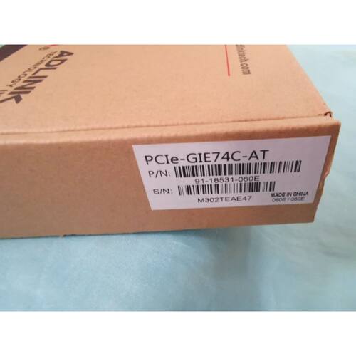 议价全新凌华PCIe-GIE74C-AT 工业相机图像采集卡 PCIe PoE 4口网