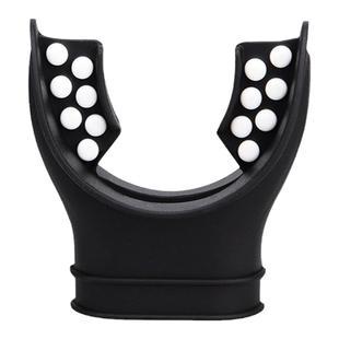 非一次性潜水呼吸器咬嘴浮潜深潜潜水呼吸管通用硅胶成人水肺二级