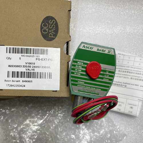 议价8223G003 220/50,美国ASCO电磁阀,1/2'NPT螺纹