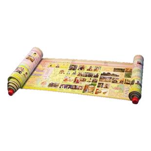 初中和高中全景中外历史长河导图十米长卷朝代更迭大事年表卷轴版