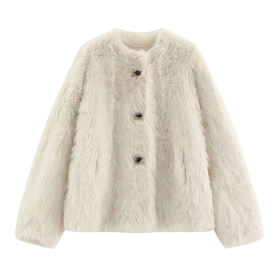 斯卡纳皮毛一体皮草外套