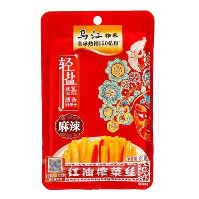 乌江涪陵榨菜红油榨菜丝下饭菜开胃菜麻辣味