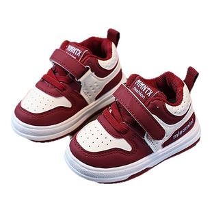 宝宝加绒鞋子学步鞋男宝婴幼儿板鞋软底1一3岁婴儿鞋小童棉鞋女童