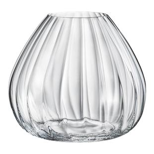 捷克进口BOHEMIA 炫彩花瓶水晶玻璃餐桌球形小花瓶摆件家居装饰品