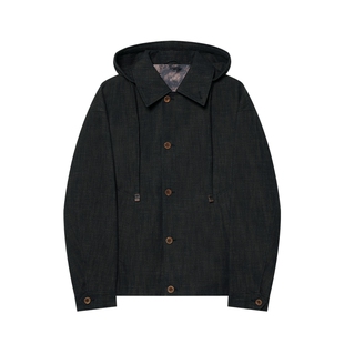 JDV男装复古休闲连帽外套春季商场同款男士宽松百搭夹克WJK5354