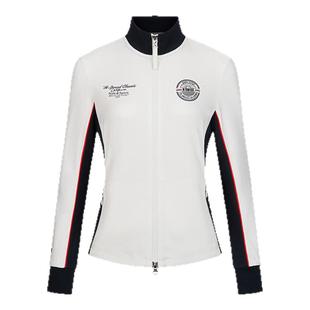 KSWISS盖世威外套女撞色上衣长袖休闲潮流针织网球服修身1911549