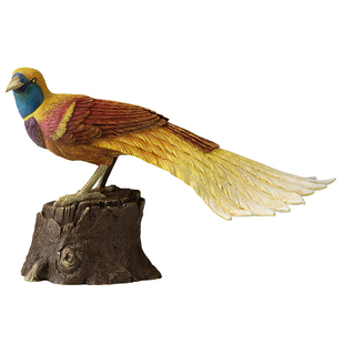 铜师傅 铜摆件《铜师傅百鸟集》之新几内亚极乐鸟 家居饰品礼品
