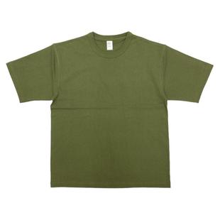 320g重磅T恤男落肩宽松版复古粗犷全棉体恤打底衫厚实白色半袖T恤