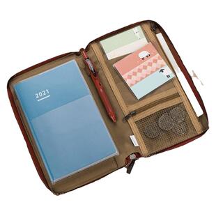 kokuyo国誉一米新纯TRAVELPOUCH旅行收纳包便携小巧手帐包简约笔袋证件袋卡包小巧手帐包简约收纳包包