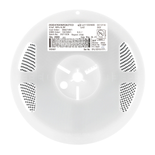 CASE-A_3216 贴片钽电容 47uF(476)±10% 6.3V 293D476X96R3A2TE3