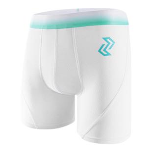 左右力量运动内裤男款防磨腿冰丝网面夏季透气大码平角短裤四角裤