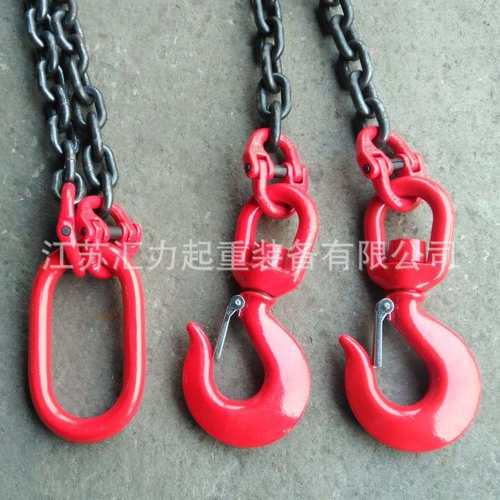 生产厂家直供 2腿起重链条索具10t3m 起重吊链16mm 吊链索具