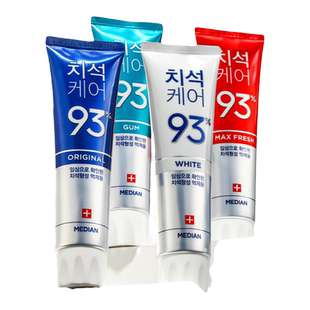 韩国爱茉莉麦迪安93牙膏美白去黄去口臭牙结石清新家庭装官方旗舰