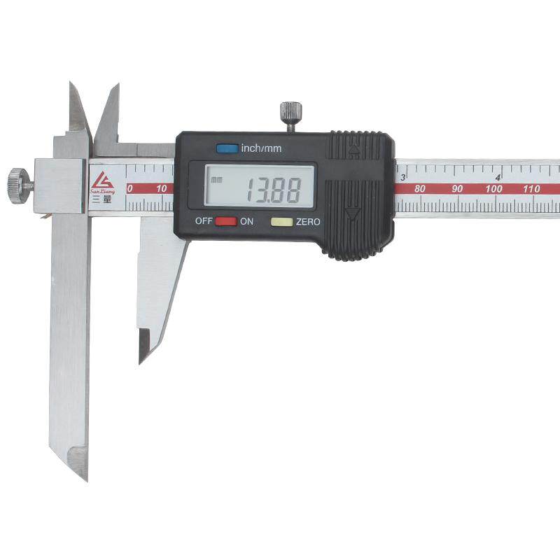 日本三量0-150mm长短脚数显卡尺
