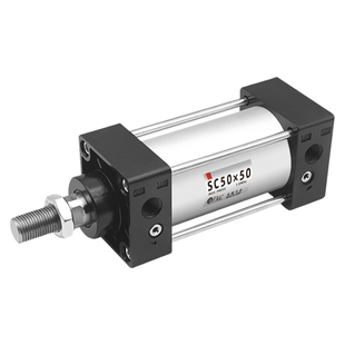 可调SCJ大推力标准气缸SC32/40/50/63-25/50/75/80/100/1000气动