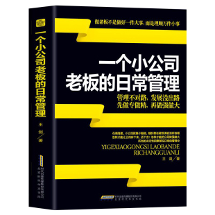 正版 一个小公司老板的日常管理案例 创业要考虑的16件事公司开店做生意实战创业指南 中小企业商业模式经营管理营销销售书